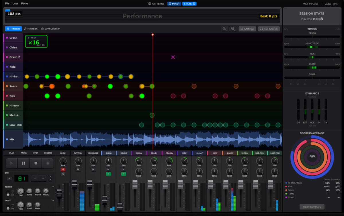 Beat Studio — Free Electronic Drum Training App for Windows & Mac